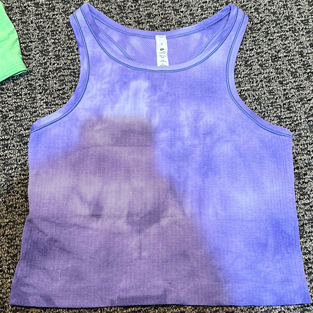 lululemon ebb street cropped tank